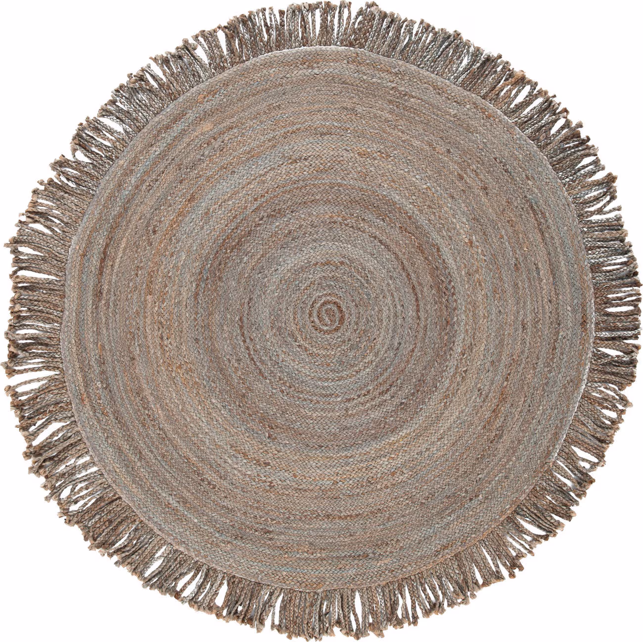 Safavieh Braided Collection BRD259F Gray Handmade Natural Fiber Rug