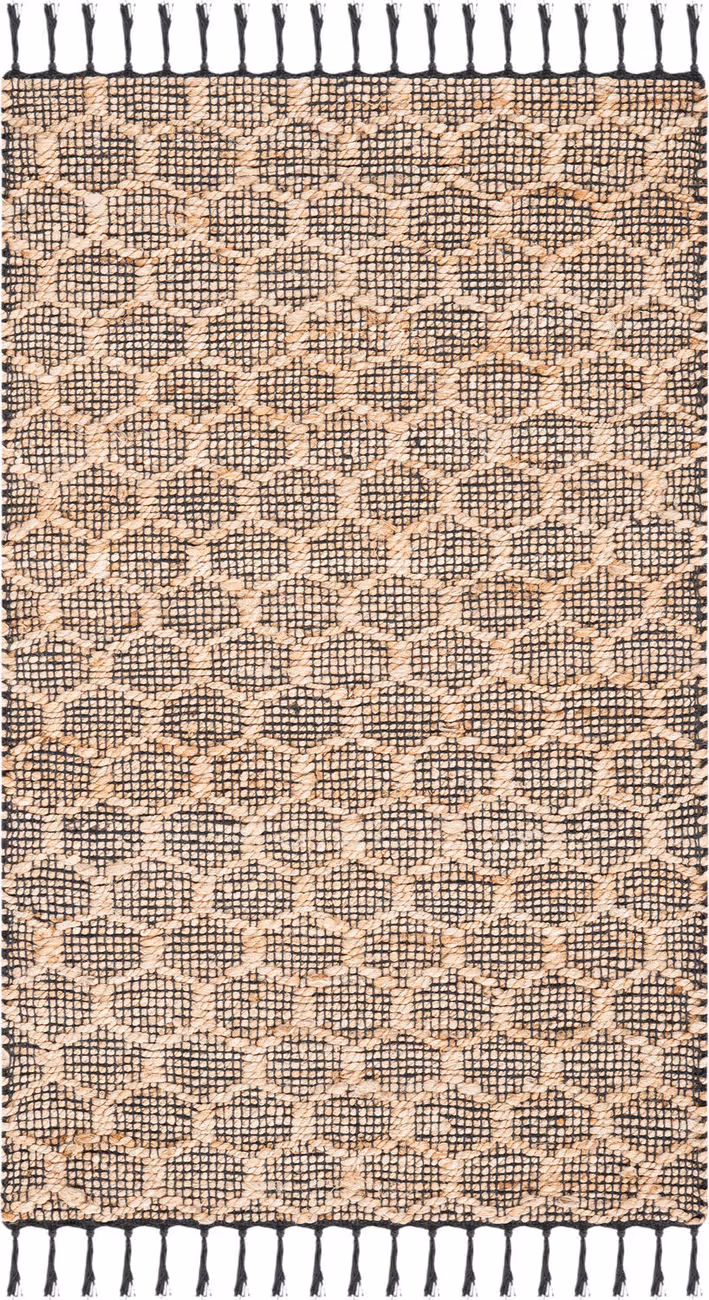 Safavieh Cape Cod Collection CAP841H Beige Hand Woven Cotton Rug