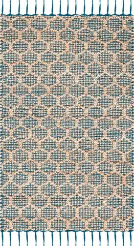 Safavieh Cape Cod Collection CAP841N Blue Hand Woven Cotton Rug Product Image