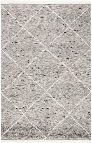 Safavieh Casablanca Collection CSB543F Gray Hand Knotted Wool Rug Product Image