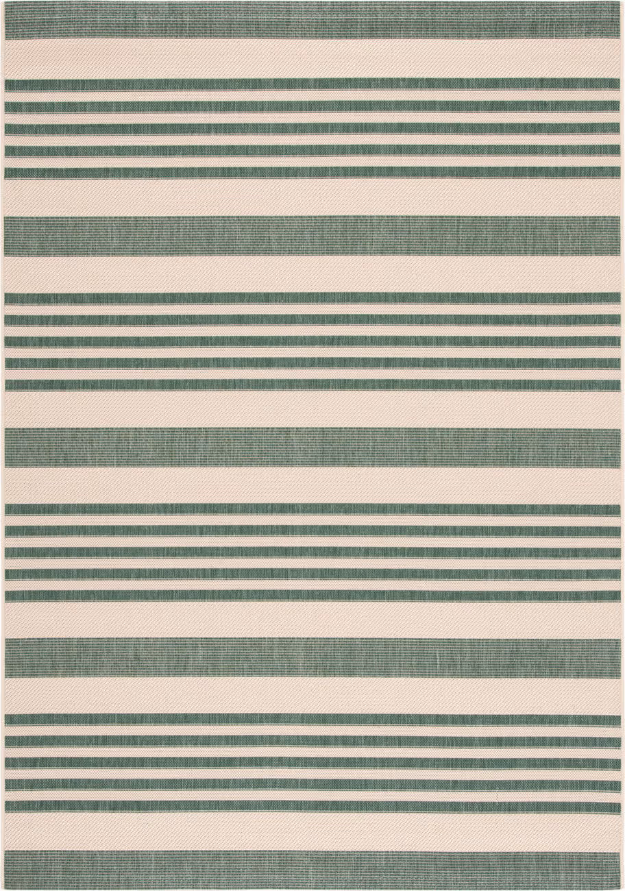 Safavieh Courtyard Collection CY6062 Green Power Loomed Synthetic Rug