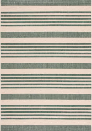 Safavieh Courtyard Collection CY6062 Green Power Loomed Synthetic Rug Product Image