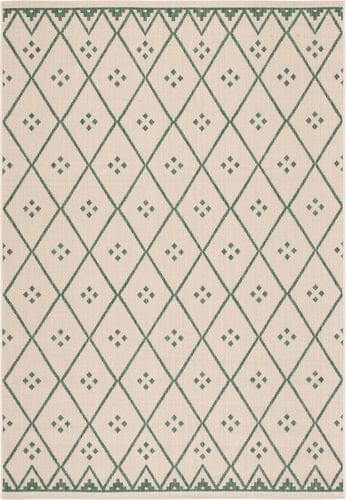 Safavieh Courtyard Collection CY6303 Green Power Loomed Synthetic Rug Product Image