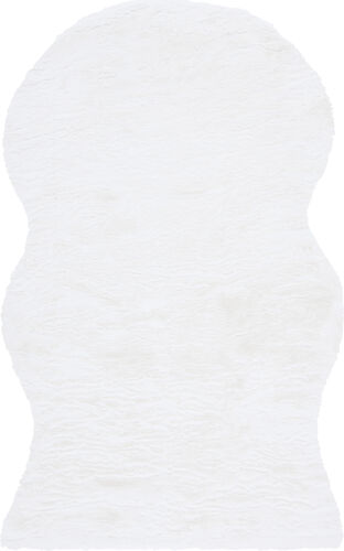Safavieh Faux Sheep Skin Collection FSS515A White Power Loomed Synthetic Rug Product Image