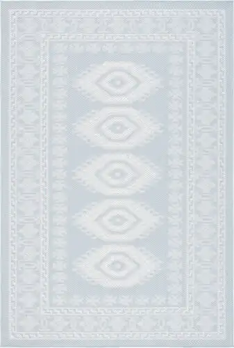 Safavieh Martha Stewart Indoor Outdoor Collection MSRO327J Blue Power Loomed Synthetic Rug Product Image