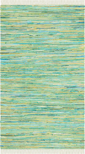Safavieh Montauk Collection MTK251Y Green Flatweave Cotton Rug Product Image