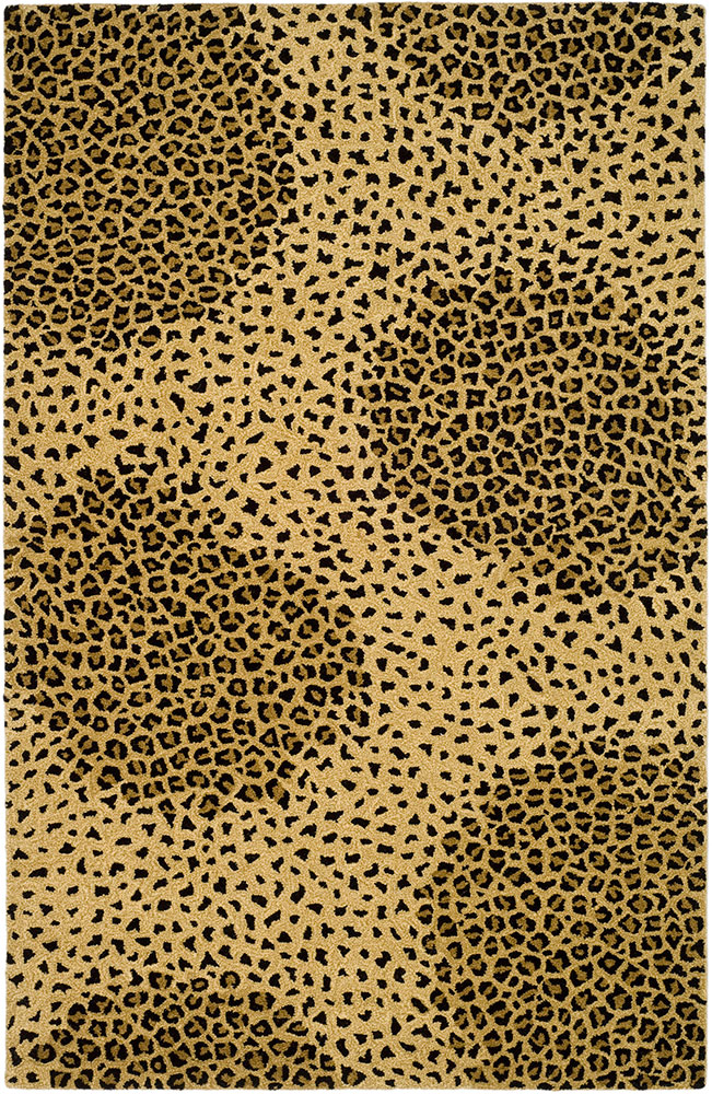 Modern Loom Beige Animal Print Wool Rug 3 from the Animal Print Rugs