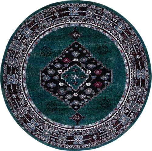Safavieh Vintage Hamadan Collection VTH202Y Multi-Colored Power Loomed Synthetic Rug Product Image