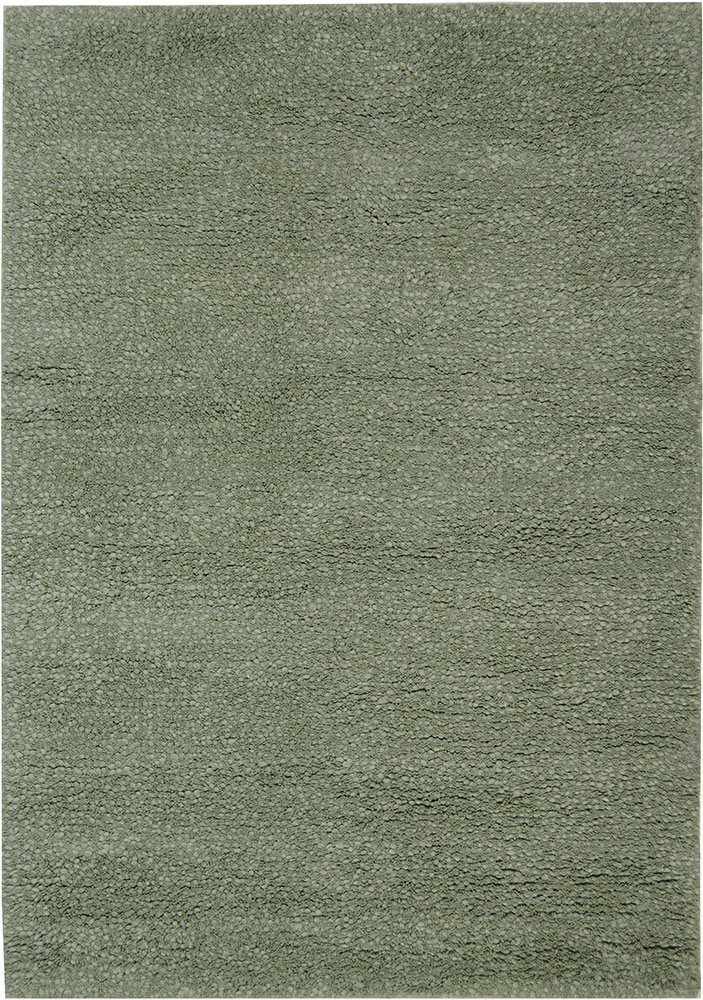 Modern Loom Green Solid Color Wool Rug from the Solid Rugs collection
