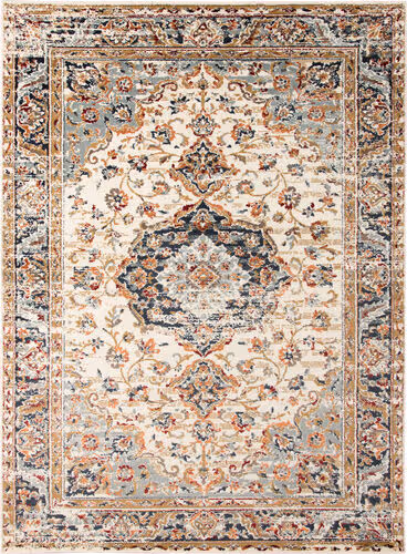 Modern Loom Allure Beige Power Loomed Synthetic Rug Product Image
