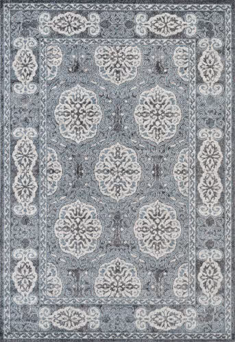 Modern Loom Alexandria Blue Power Loomed Synthetic Rug Product Image