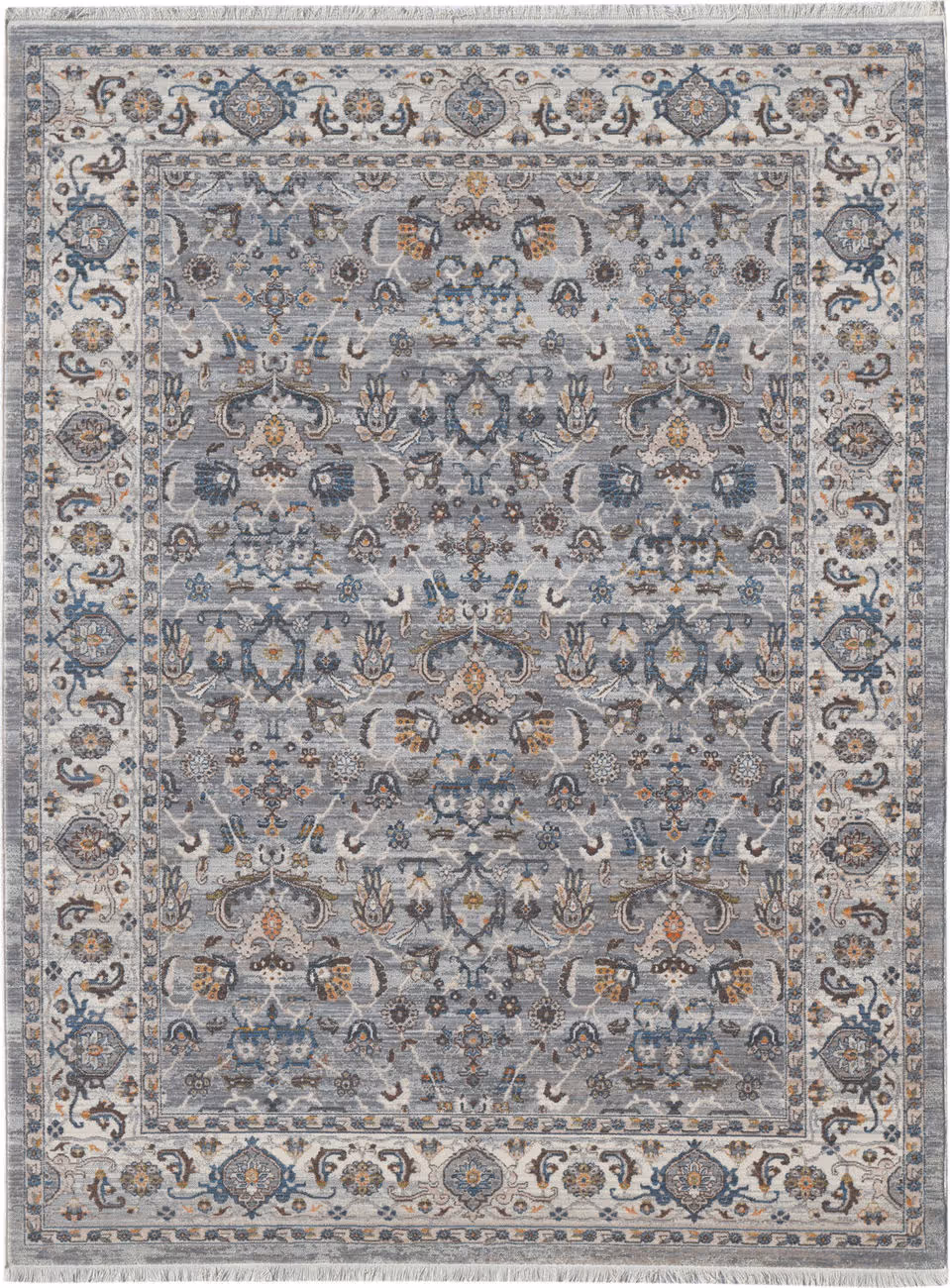Modern Loom Arcadia Gray Power Loomed Synthetic Rug