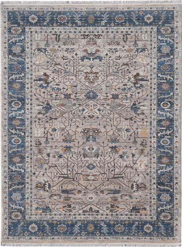 Modern Loom Arcadia Blue Power Loomed Synthetic Rug Product Image