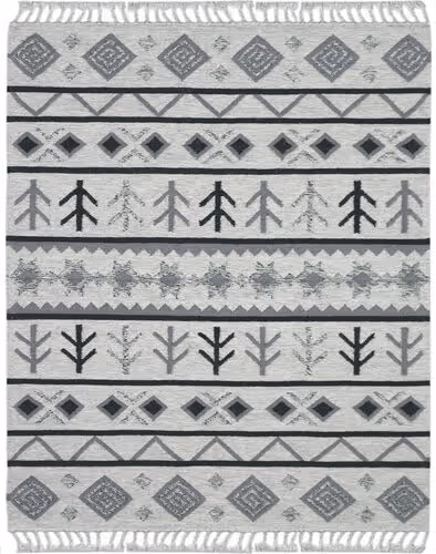 Modern Loom Artifacts Gray Flatweave Wool Rug Product Image