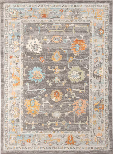 Modern Loom Bohemian Multi-Colored Power Loomed Synthetic Rug Product Image