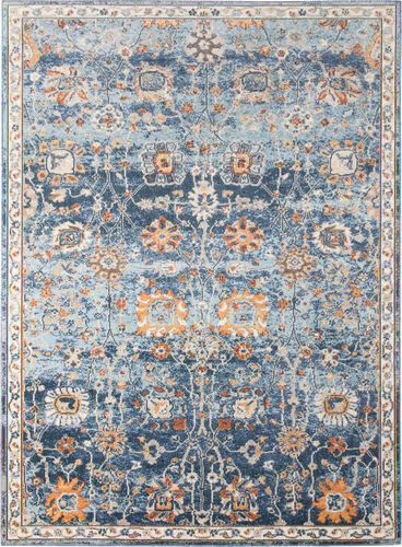 Modern Loom Bohemian Multi-Colored Power Loomed Synthetic Rug Product Image