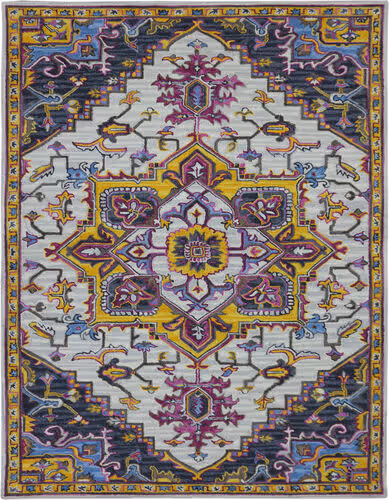 Modern Loom Boho Multi-Colored Hand Tufted Wool Rug Product Image