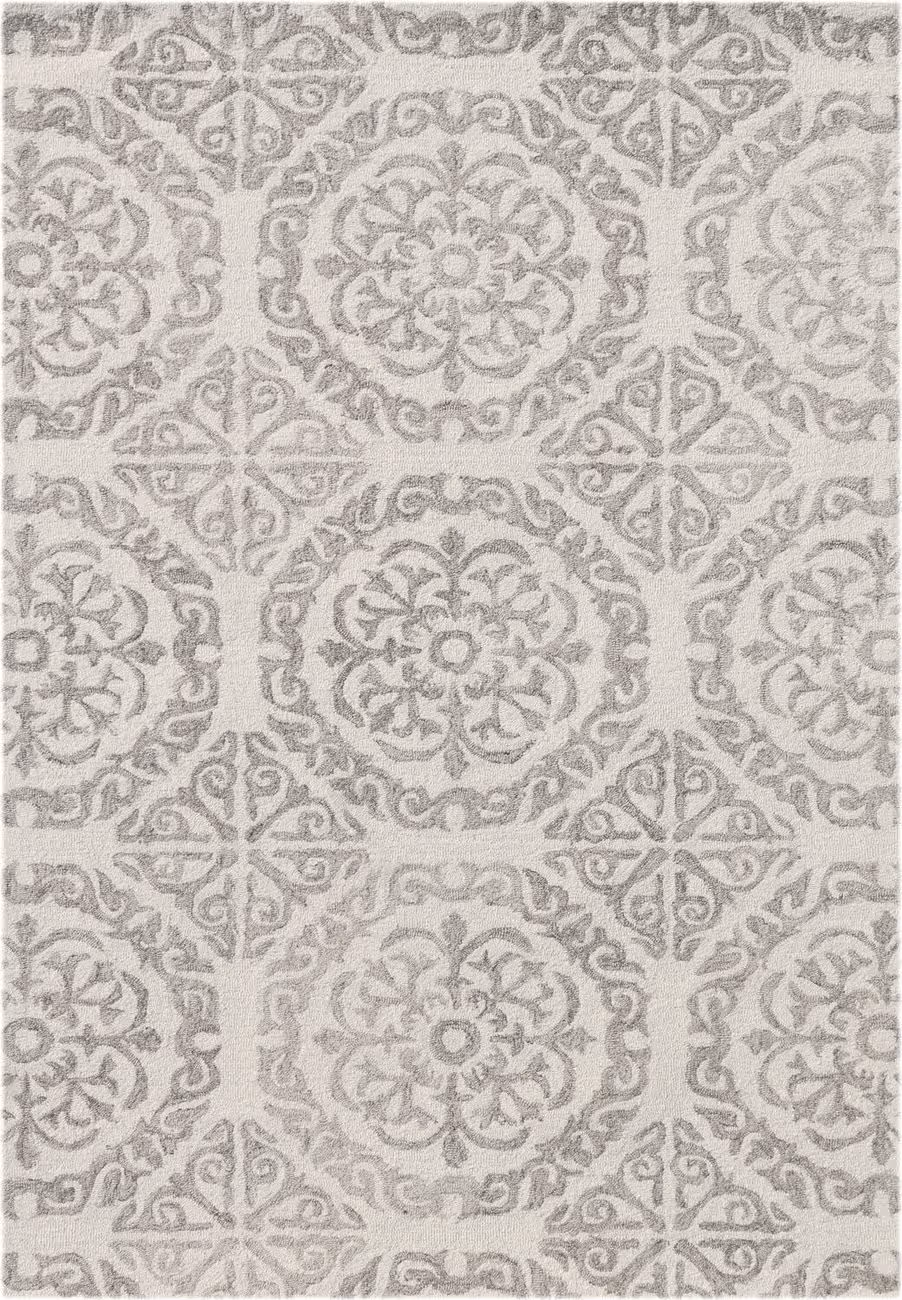 Modern Loom Boston Gray Hand Tufted Wool Rug