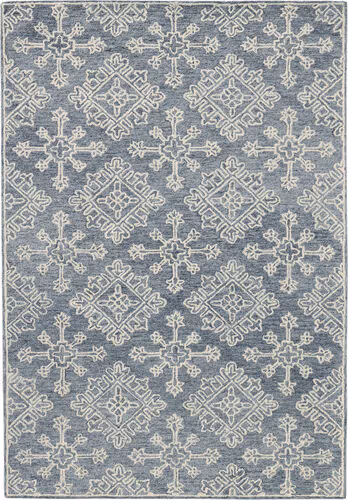 Modern Loom Boston Blue Hand Tufted Wool Rug Product Image