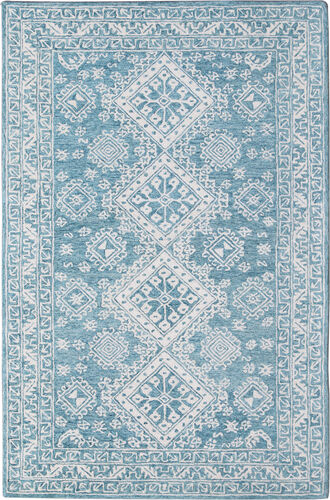 Modern Loom Boscage Blue Hand Tufted Wool Rug Product Image