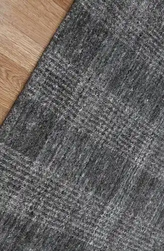 Modern Loom Brooklyn Gray Hand Woven Silk Rug Product Image