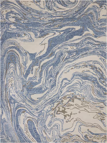 Modern Loom Carrara Blue Hand Tufted Cotton Rug Product Image