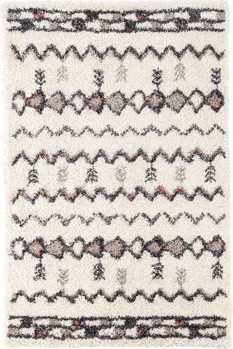 Modern Loom Denver Beige Shag Synthetic Rug Product Image