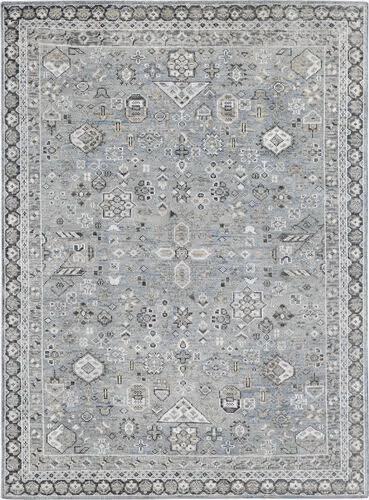 Modern Loom Divine Gray Hand Knotted Wool Rug Product Image