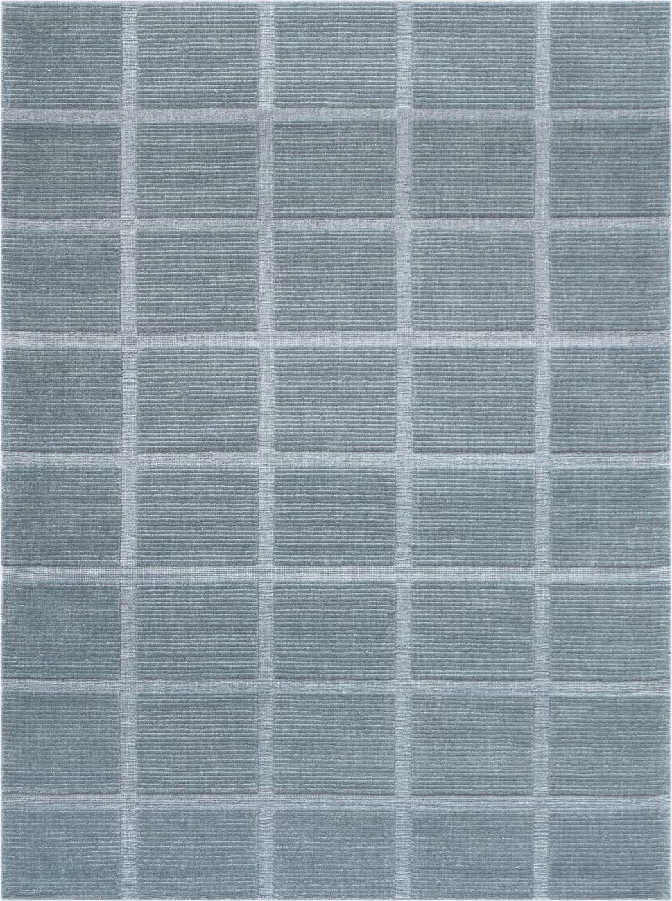 Modern Loom Estella Blue Hand Woven Wool Rug