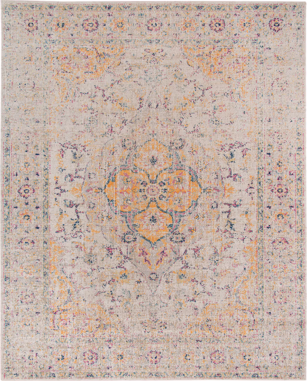 Modern Loom Eternal Multi-Colored Power Loomed Synthetic Rug