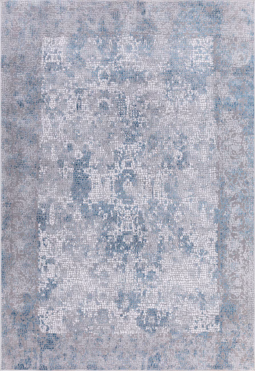 Modern Loom Hamilton Gray Power Loomed Silk Rug