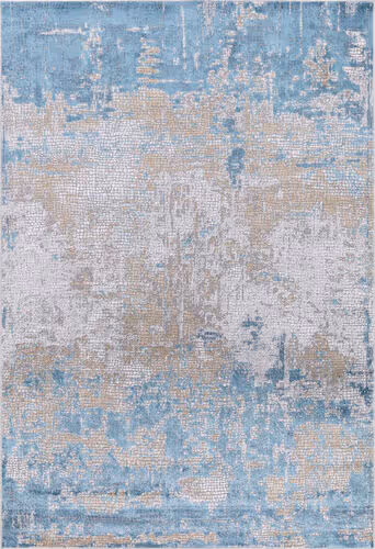 Modern Loom Hamilton Multi-Colored Power Loomed Silk Rug Product Image