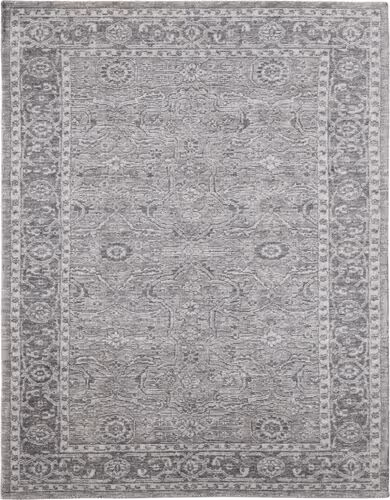 Modern Loom Inara Gray Hand Woven Silk Rug Product Image