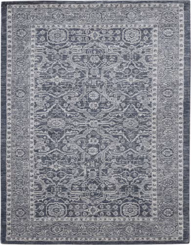 Modern Loom Inara Gray Hand Woven Silk Rug Product Image