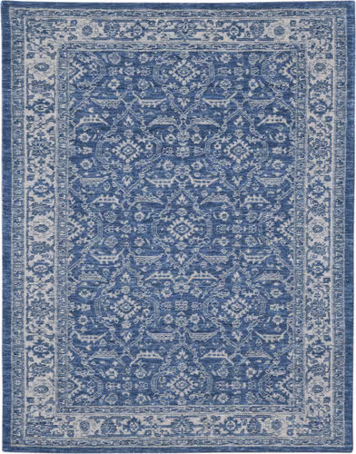Modern Loom Inara Blue Hand Woven Silk Rug Product Image