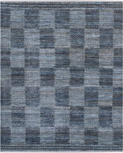 Modern Loom Legacy Blue Hand Knotted Cotton Rug Product Image