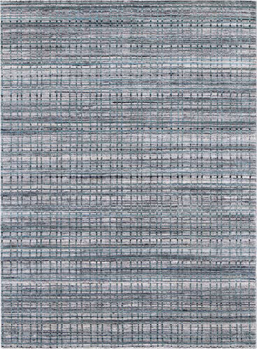 Modern Loom Paradise Blue Hand Woven Cotton Rug Product Image