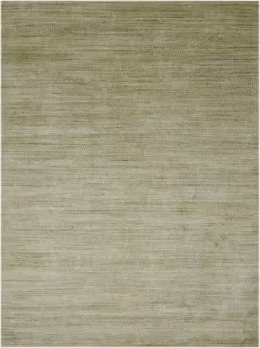 Modern Loom Raffia Green Hand Woven Silk Rug Product Image