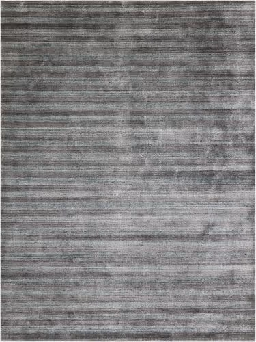 Modern Loom Raffia Gray Hand Woven Silk Rug Product Image