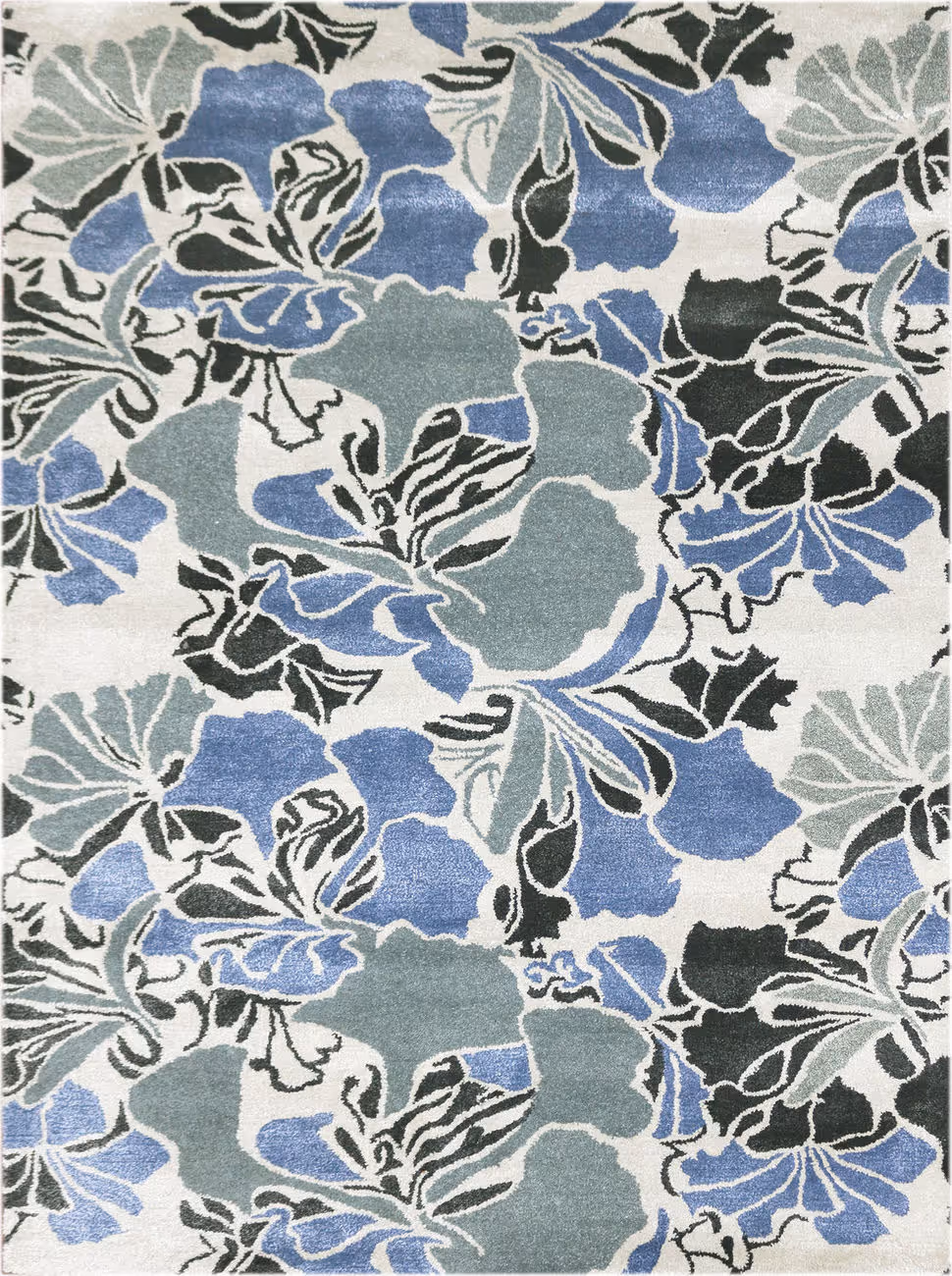 Modern Loom Shimmer SHN-7 Blue Silk Rug