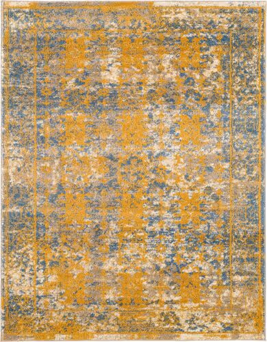 Modern Loom Sanya Yellow Power Loomed Synthetic Rug Product Image