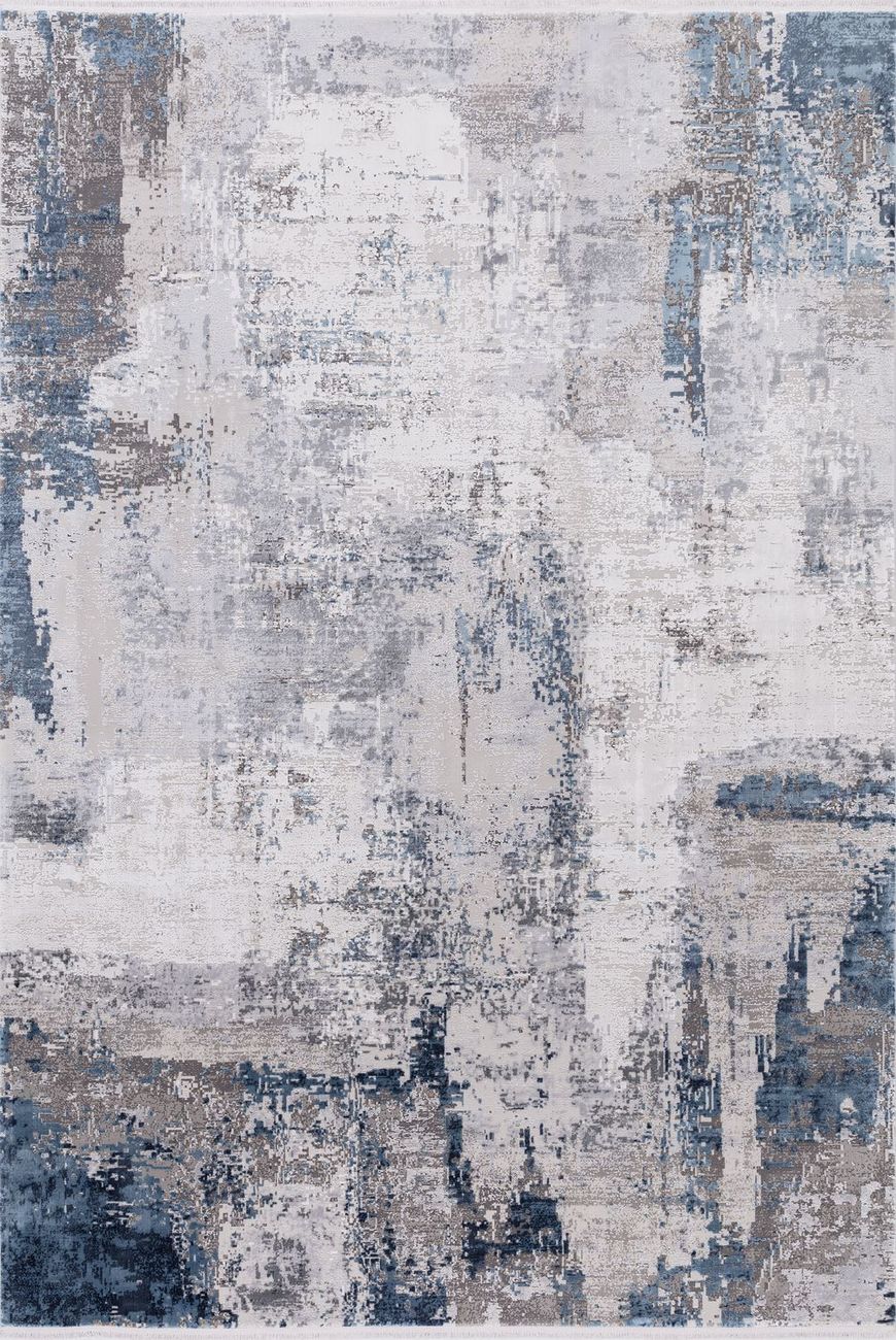 Modern Loom Venice VEN-1 Gray-Silver Abstract Silk Rug