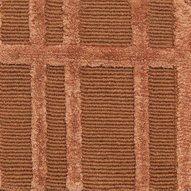 I and I Brown Patterned Silk Rug Product Image