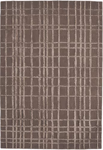 I and I Brown Patterned Silk Rug 2 Product Image