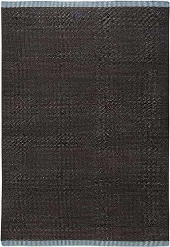 I and I Black Solid Color Wool Rug Product Image