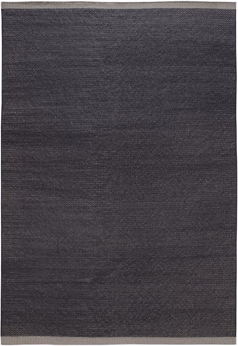 I and I Gray Solid Color Wool Rug