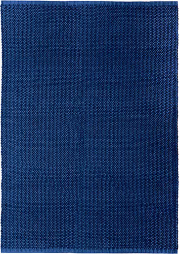 I and I Blue Solid Color Cotton Rug Product Image