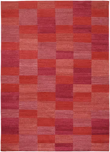 I and I Red Patterned Cotton Rug Product Image