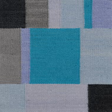I and I Blue Patterned Cotton Rug Product Image