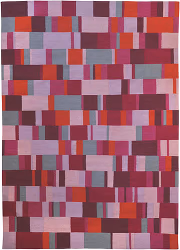 I and I Pink Patterned Cotton Rug Product Image